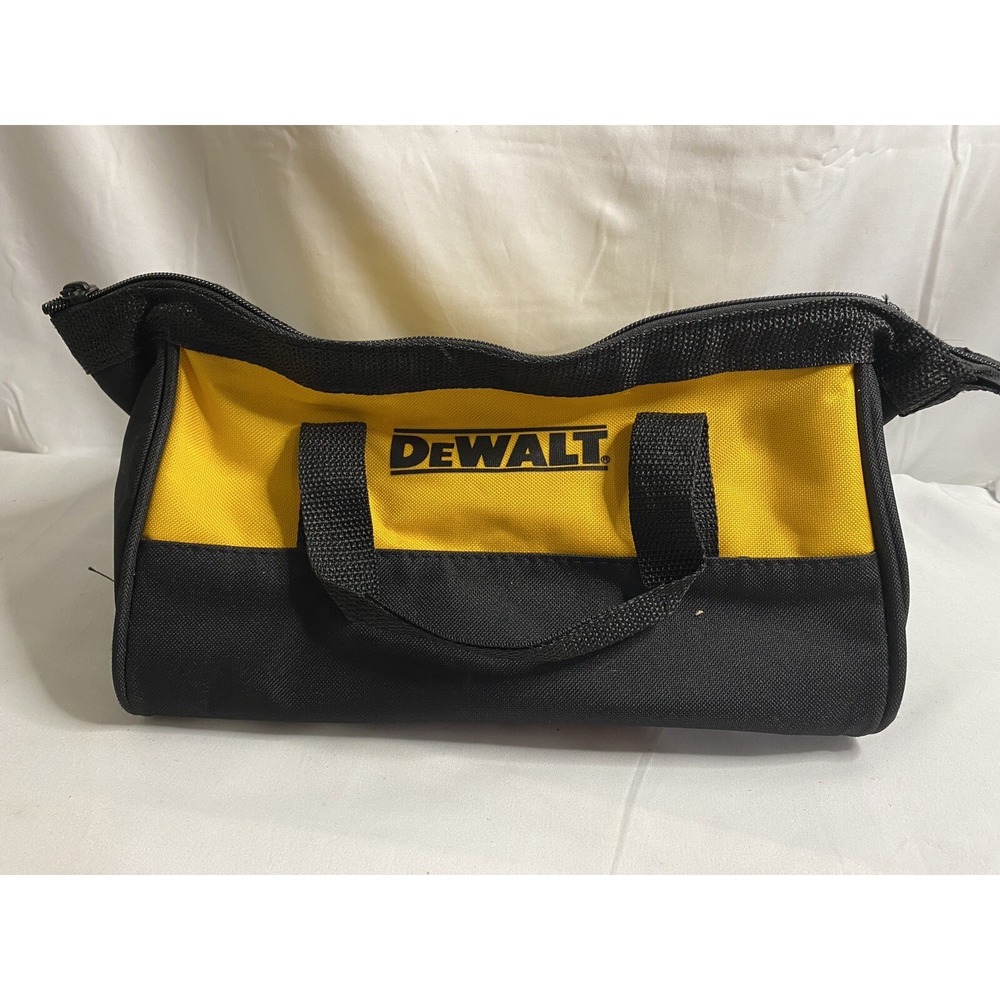 DeWalt Bag 11x8x6 Small Heavy Duty Nylon Canvas Contractor Tool Bag Case - Picture 10 of 10